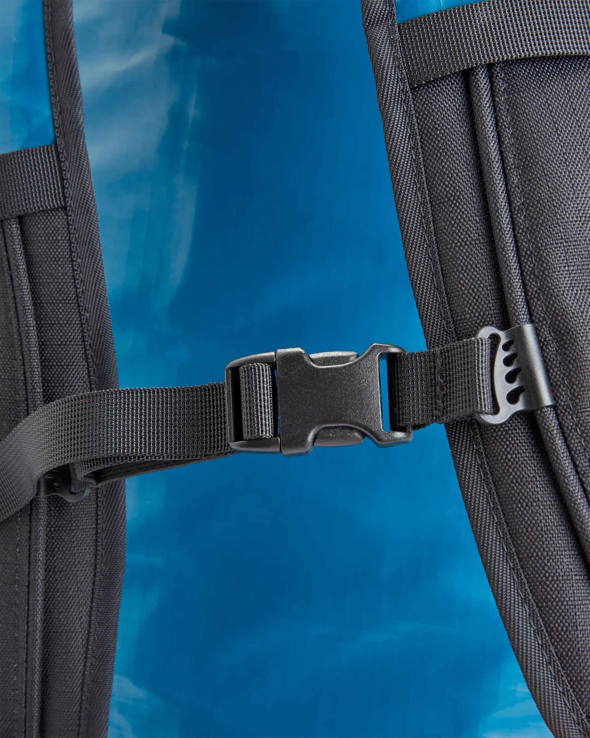 Roamer Recycled 80L Duffel Bag - Tidal Blue - Flatlay