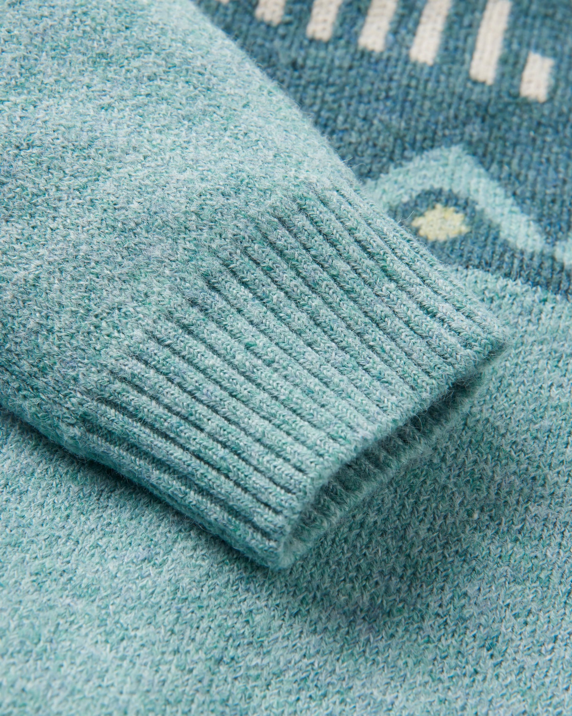 Nettle Recycled Knitted Jumper - Arctic