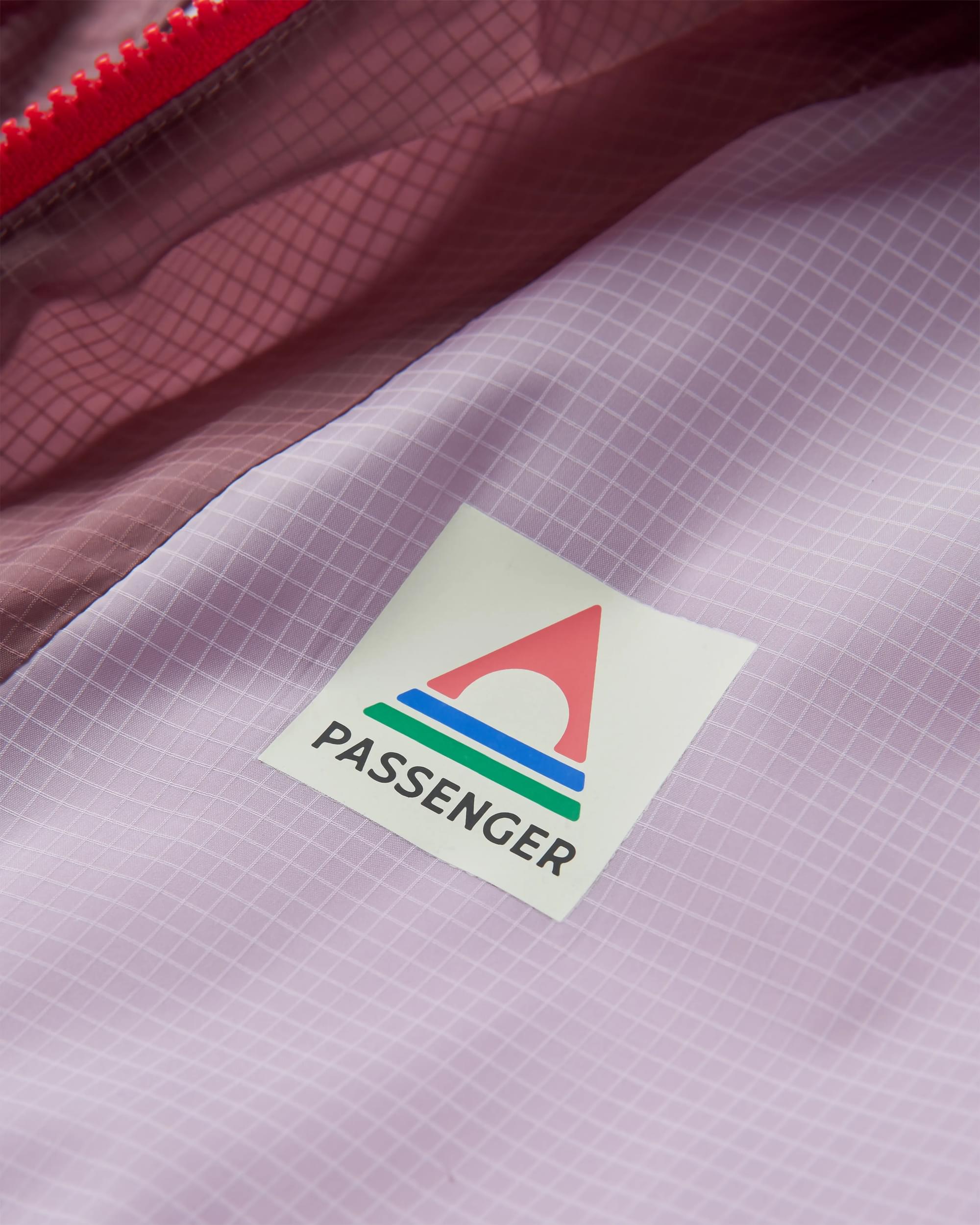 Viento Recycled Windshell Anorak - Lilac Mist/Grape - Flatlay