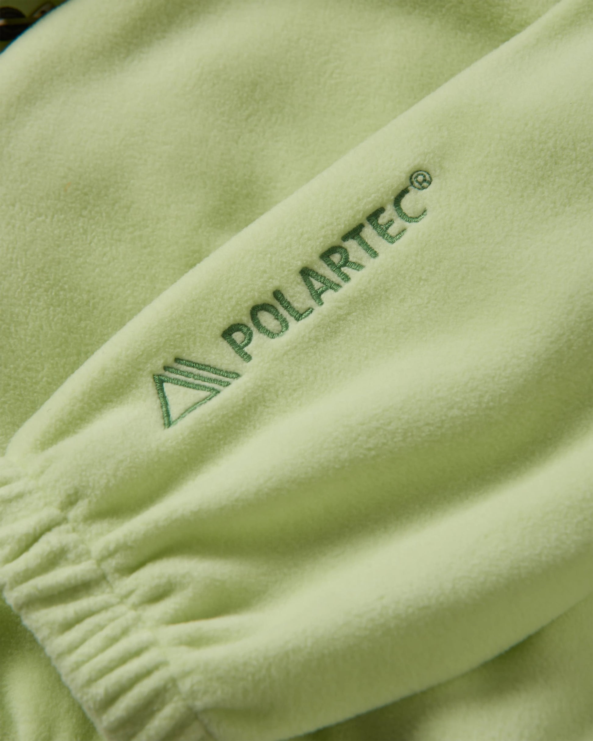 Ayla Recycled Micro Polartec® Fleece - Soft Lime Juice