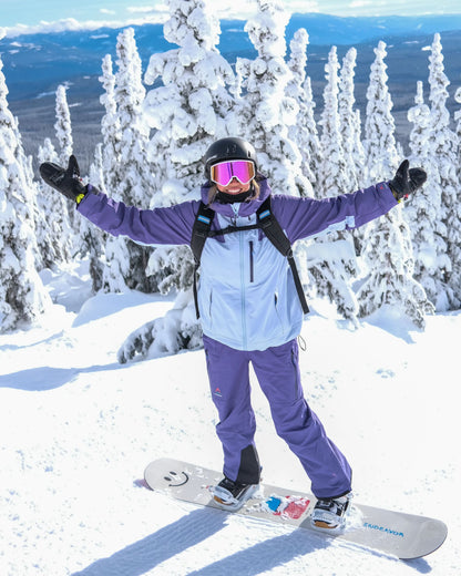 Snowscape Women's Recycled Pant - Purple Indigo - IGC