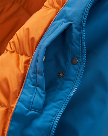 Alaska Recycled Insulated Parka - Blue Steel