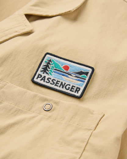 Arden Ripstop Short Sleeve Shirt - Desert - Flatlay