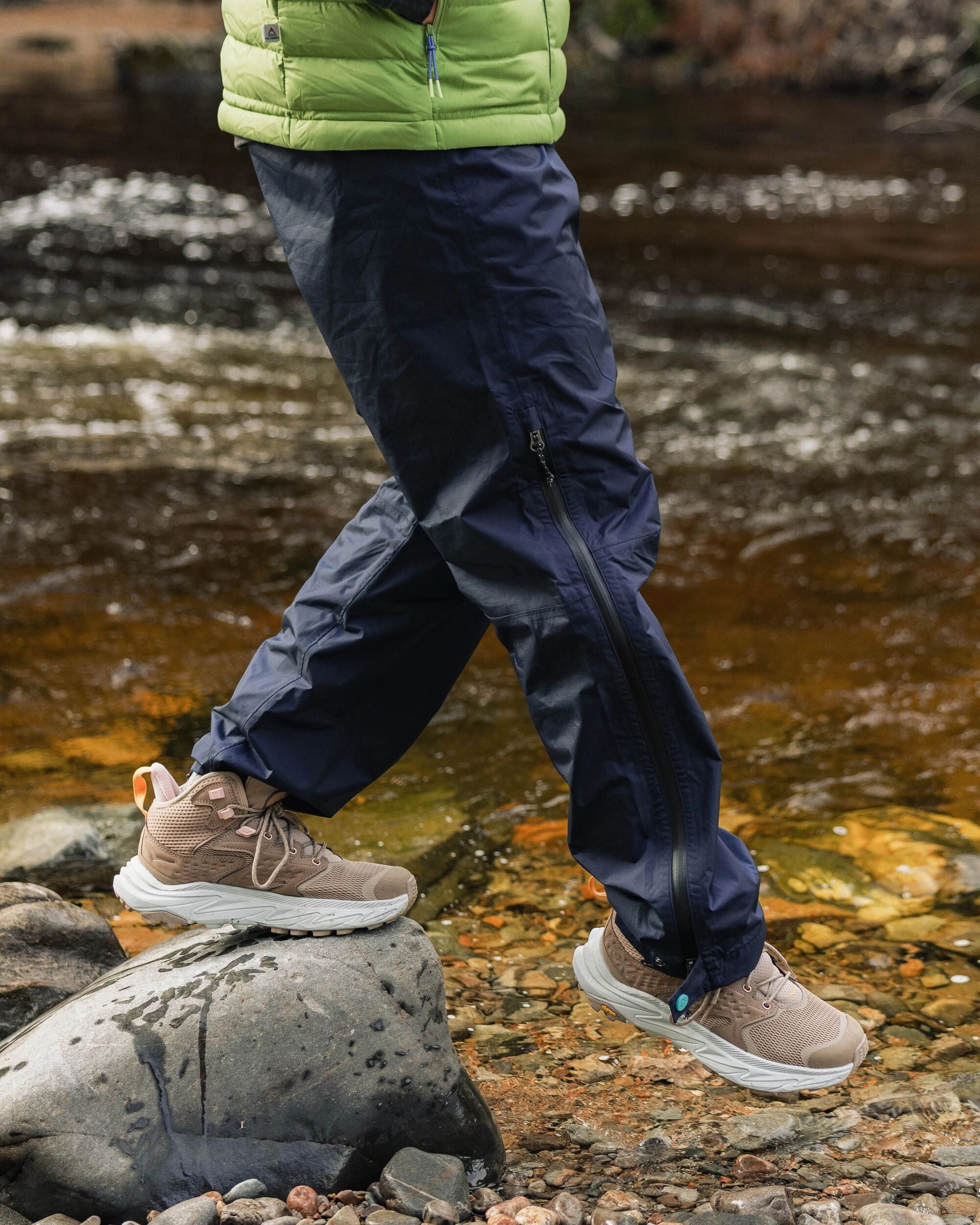 Cloudburst Waterproof Recycled Trouser - Deep Navy - Lifestyle