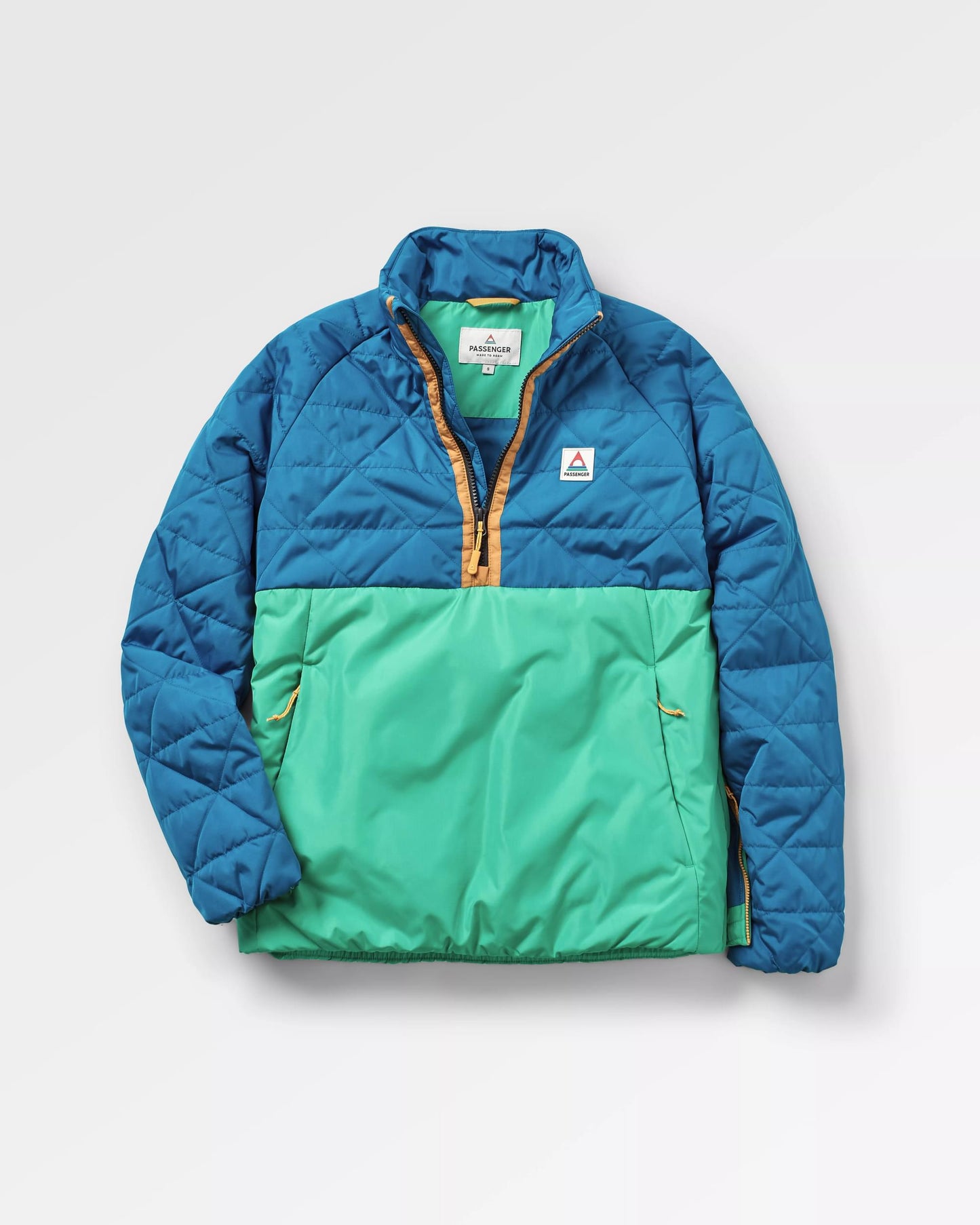 Trace Recycled Thermore® Insulated Jacket - Corsair Blue/ Jungle Green