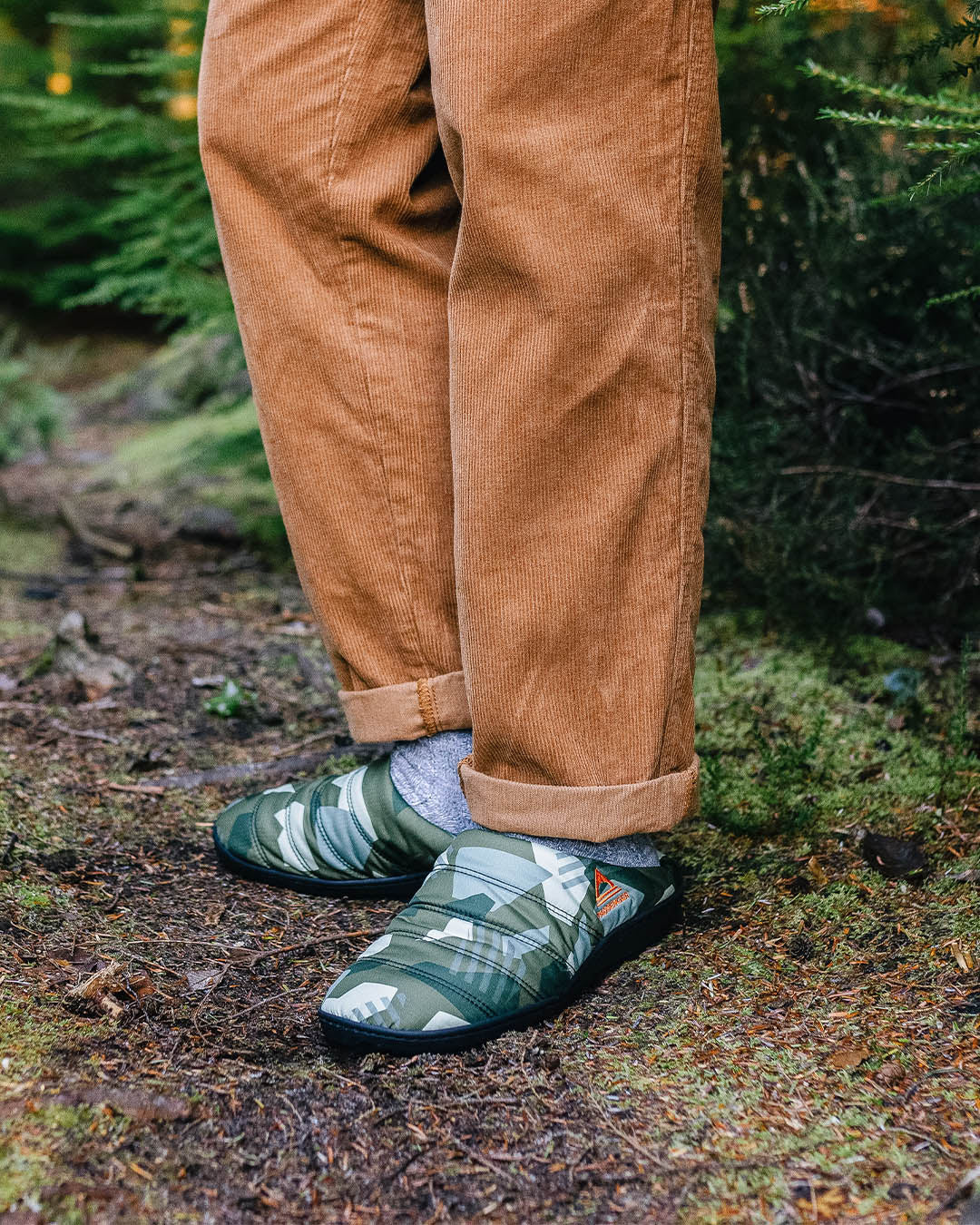 Sole Slipper - Fir Tree Camo Pattern