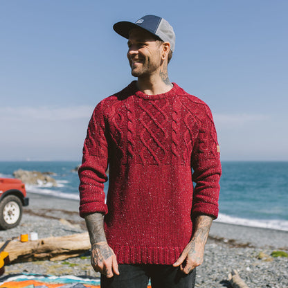 Pow Knitted Jumper - Russet