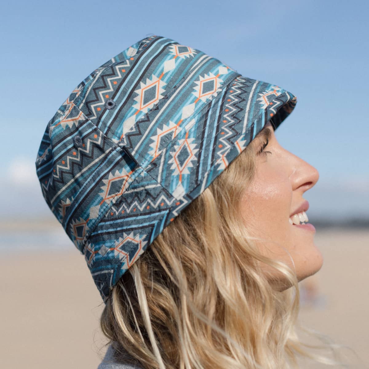 Womens_Santos Bucket Hat - Stargazer Blue