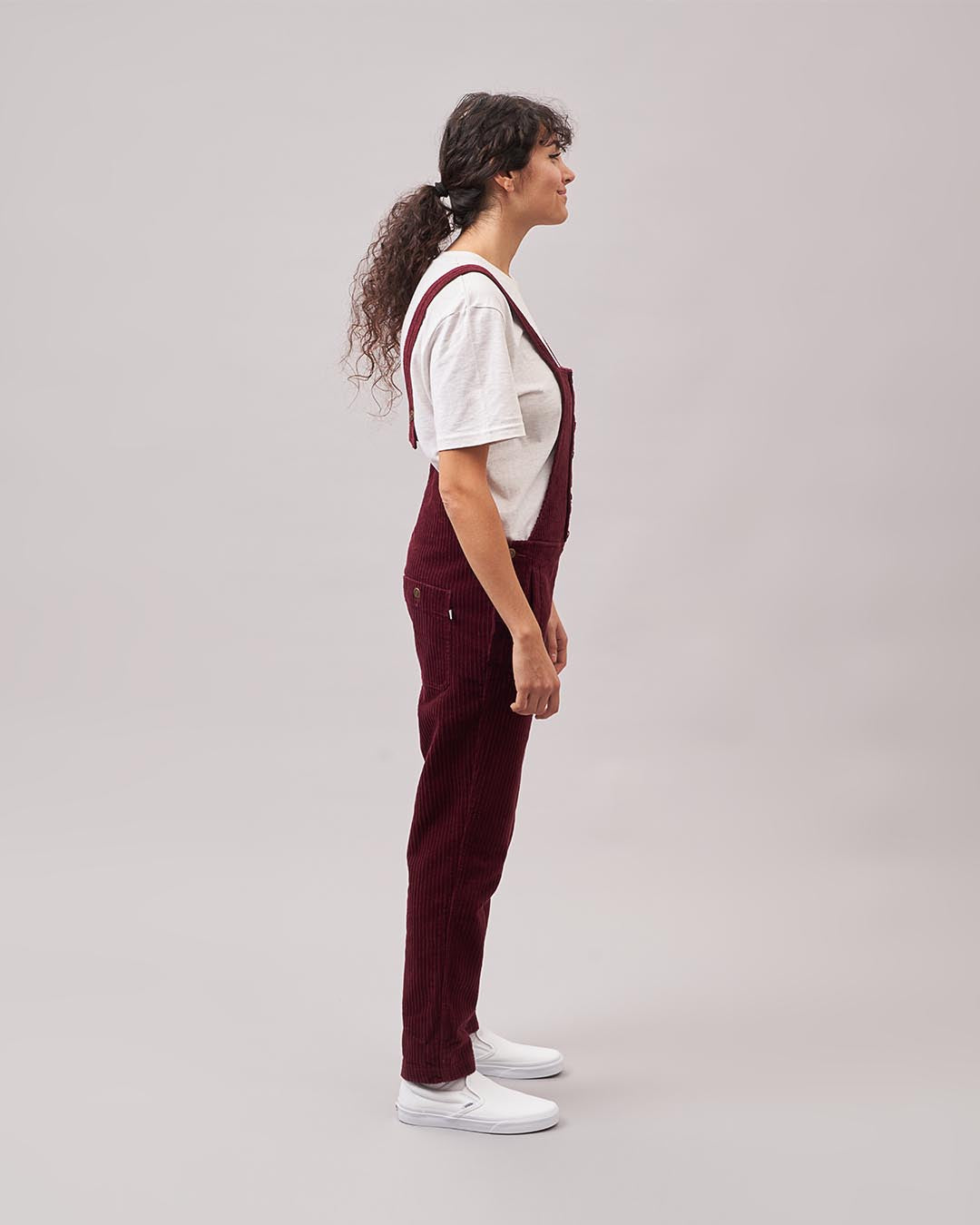 Tiaga Cord Dungarees - Wine