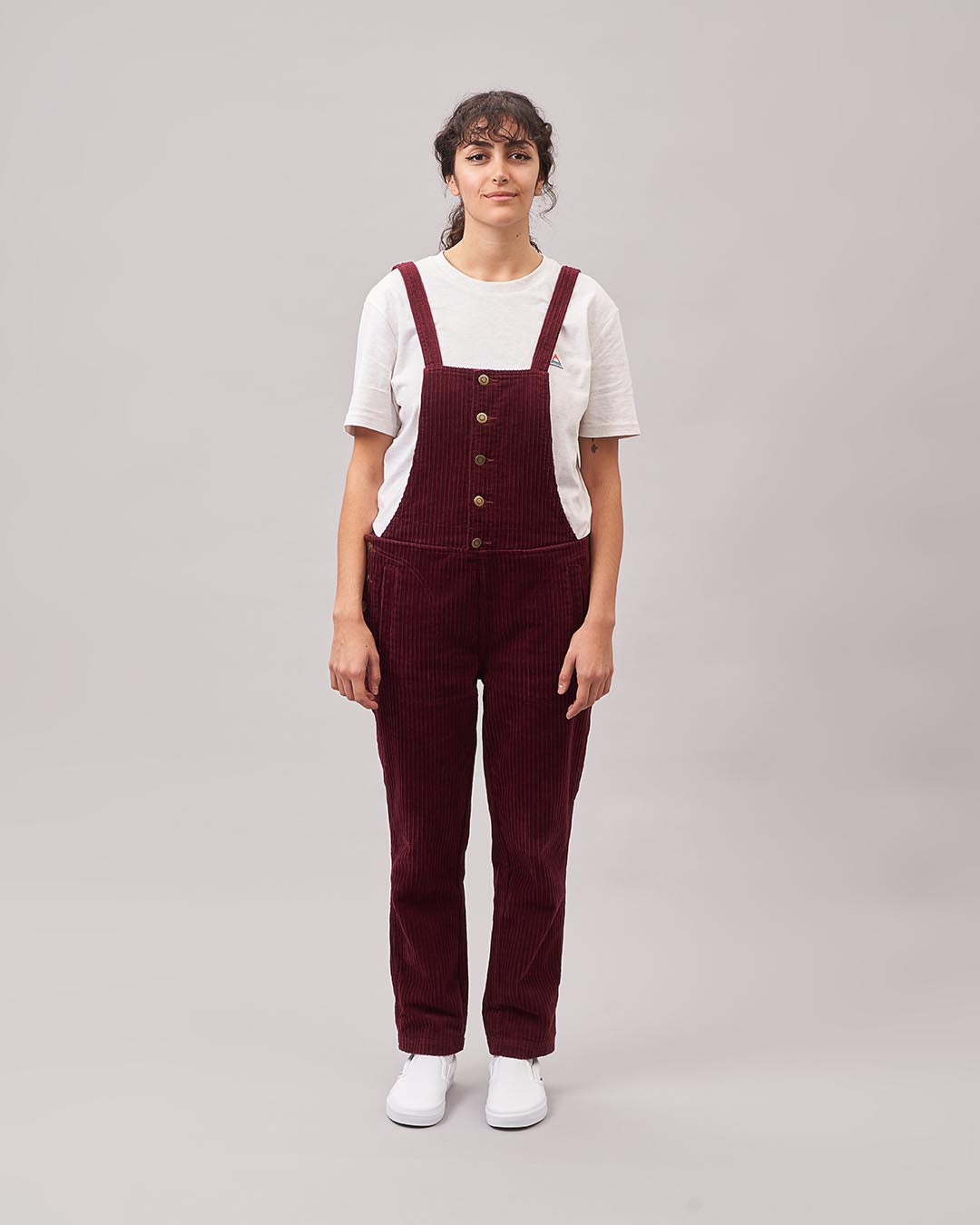 Tiaga Cord Dungarees - Wine